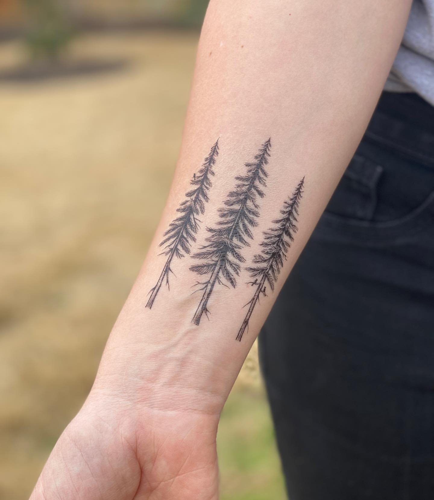 Pine Tree Tattoo Ideas 15