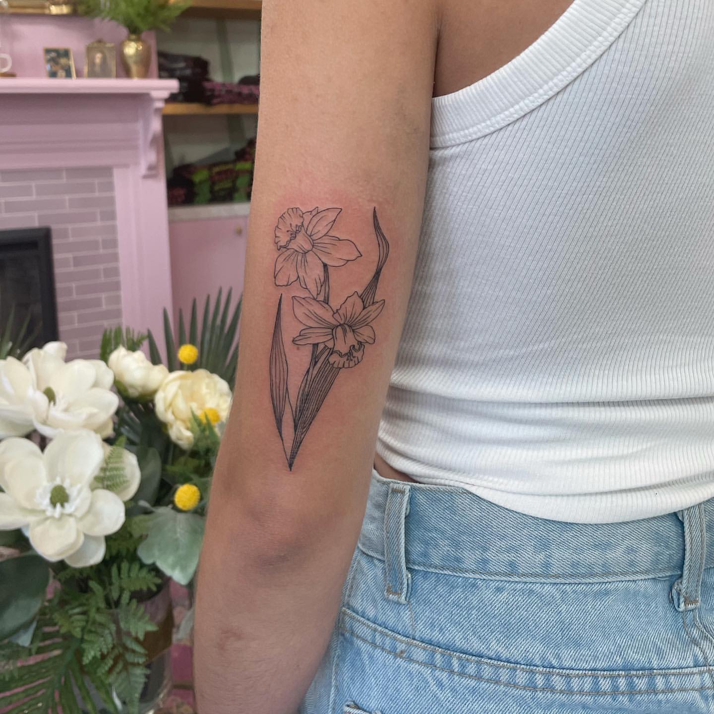 Daffodil Tattoo Ideas 26