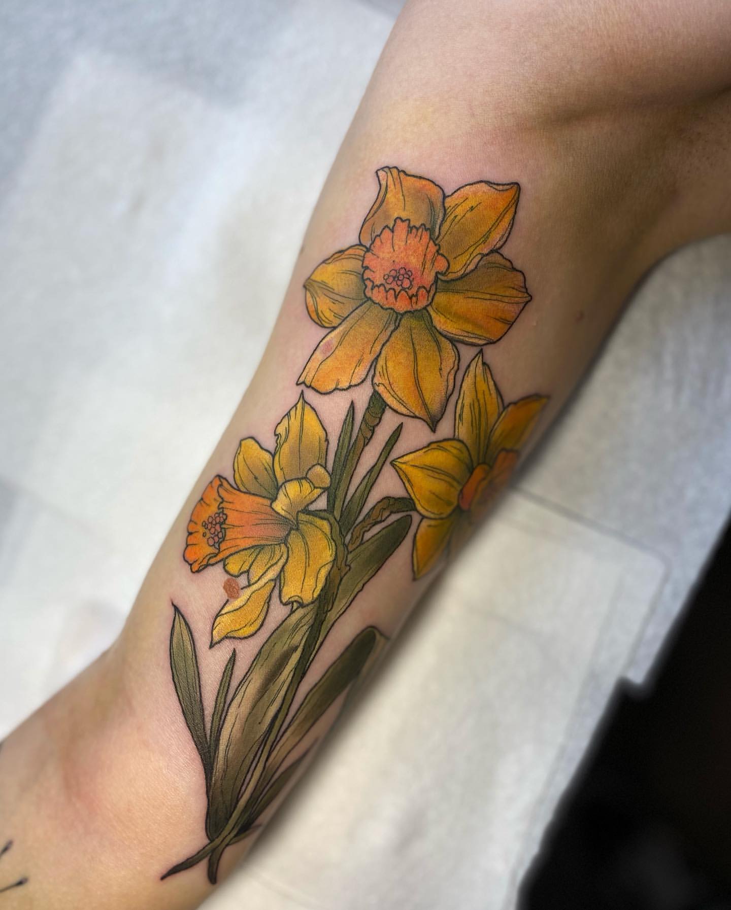 Daffodil Tattoo Ideas 27