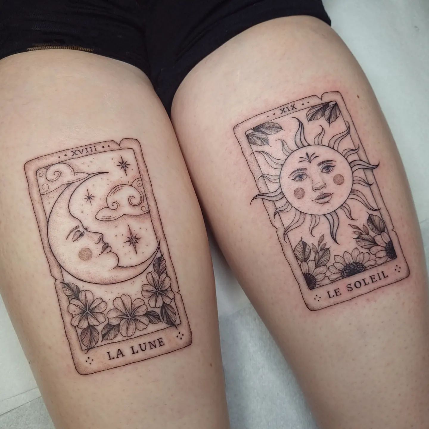 Sun and Moon Tattoo Ideas 8