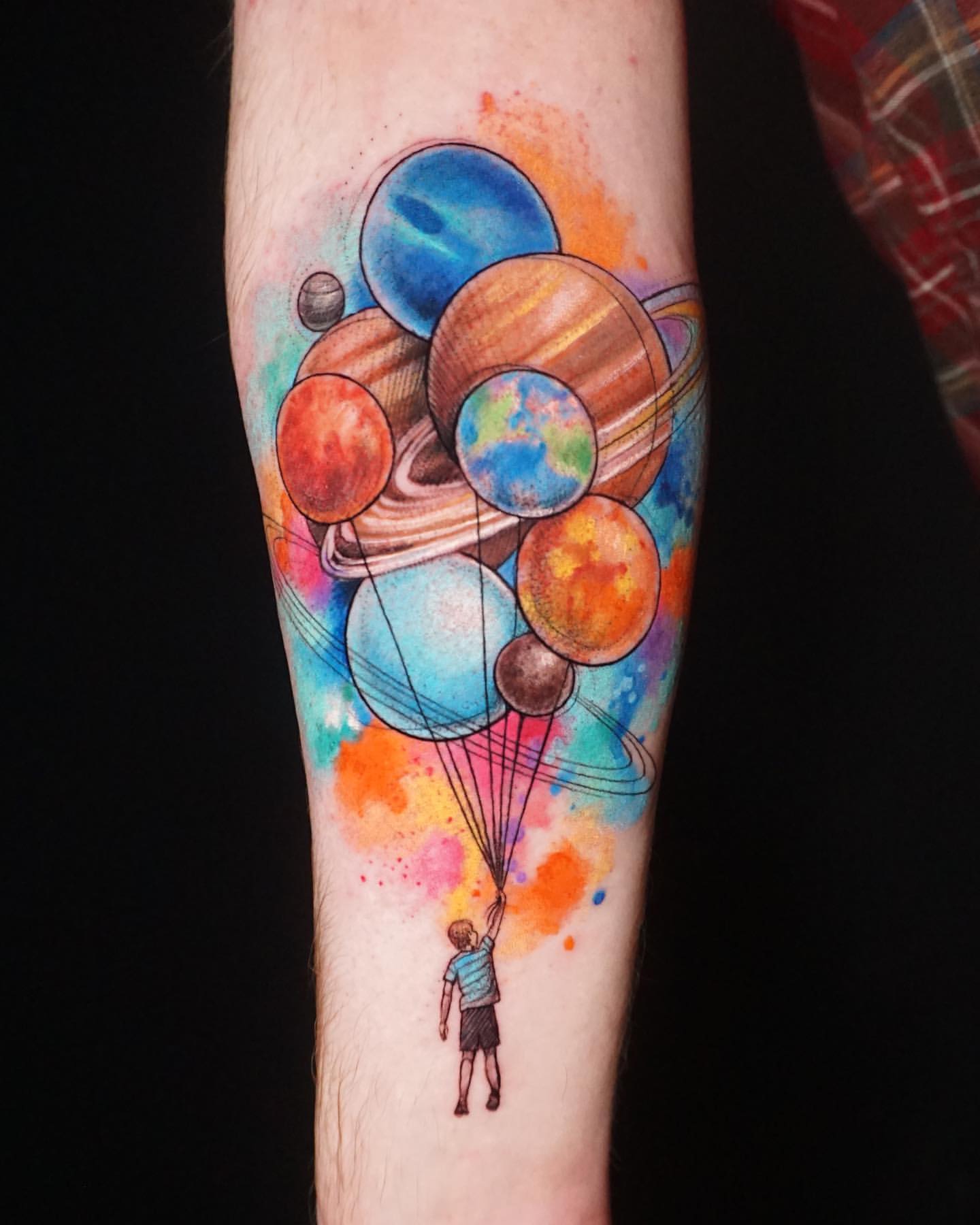 Planet Tattoo Ideas 18