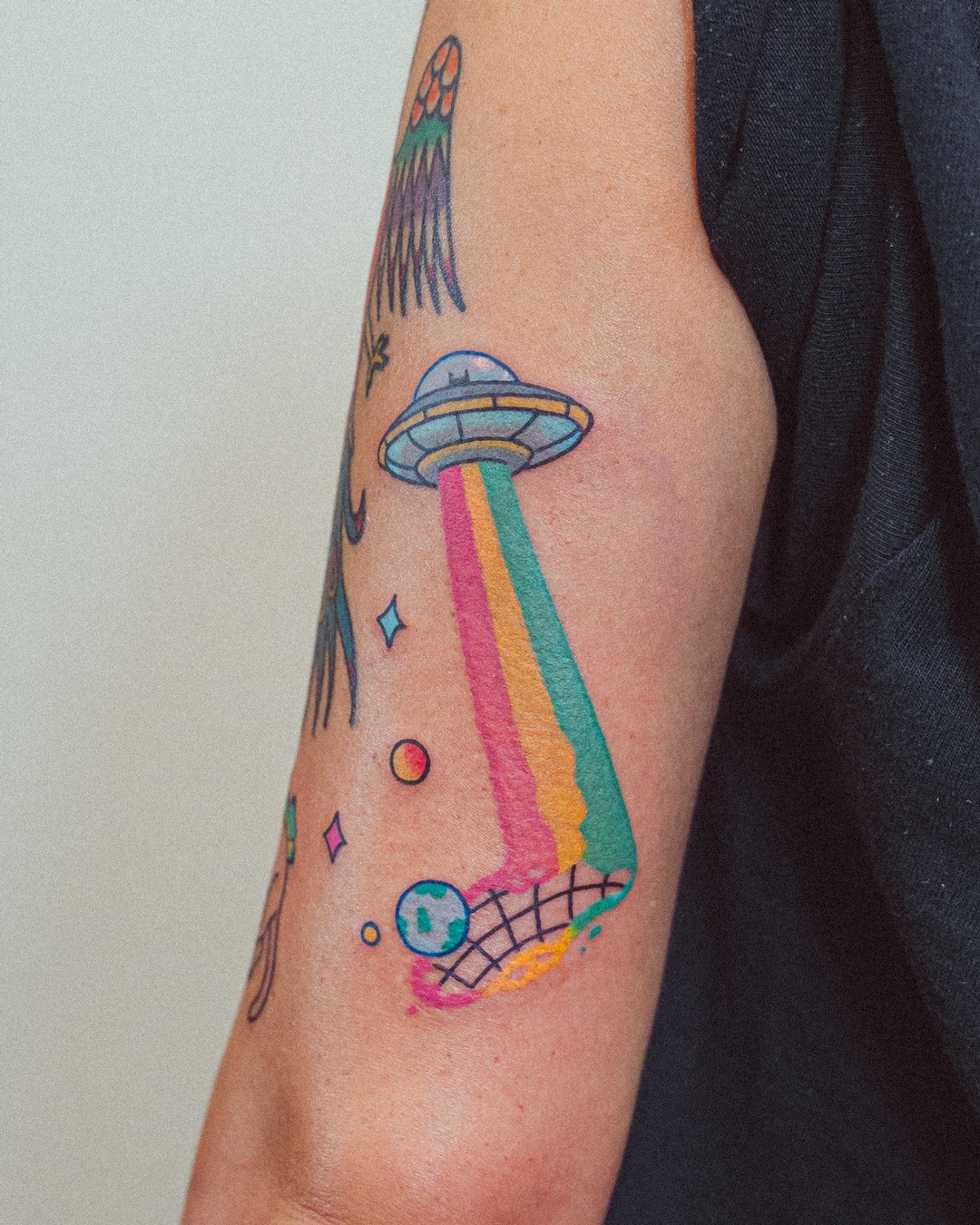 Spaceship Tattoo Ideas 19