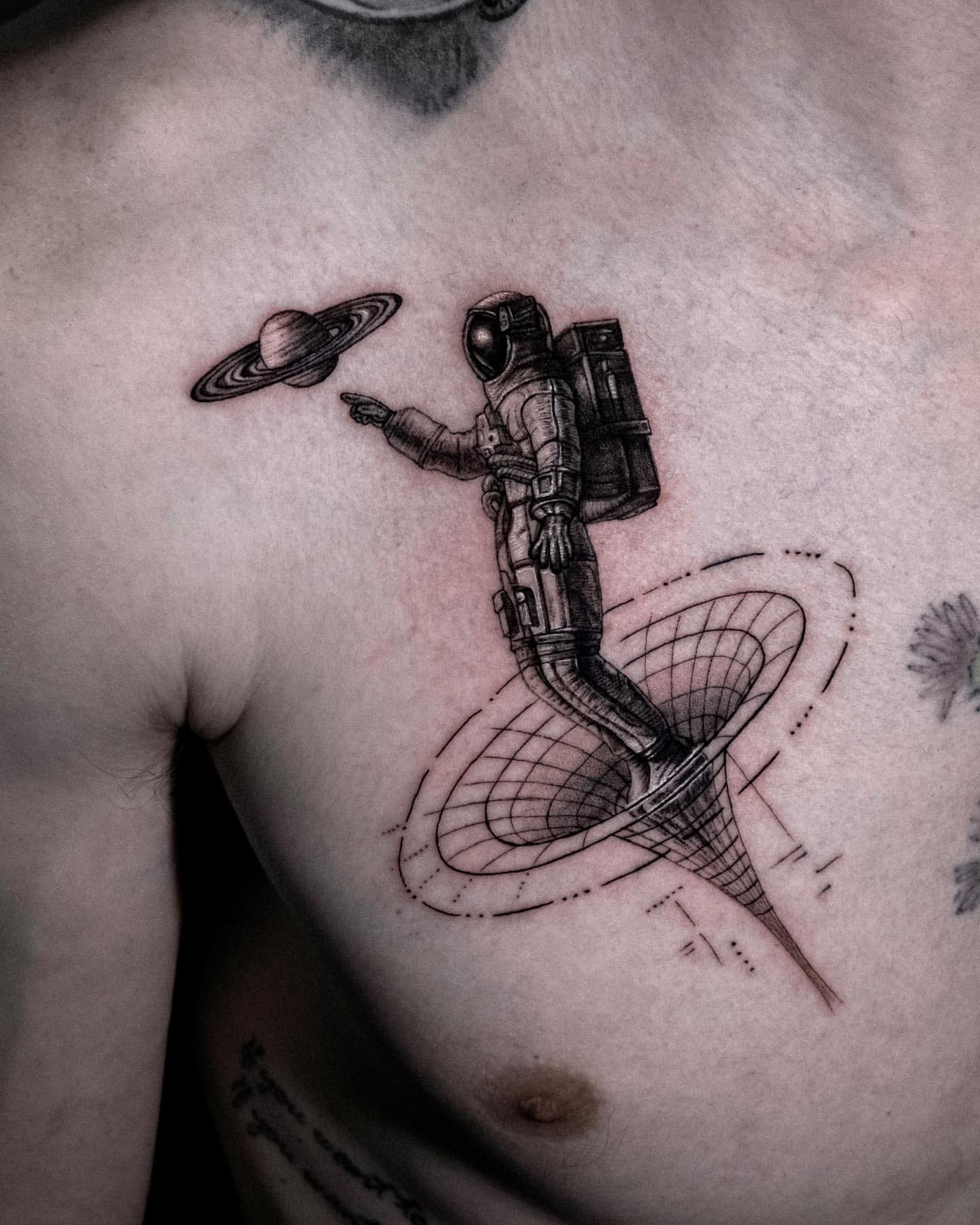 Astronaut Tattoo Ideas 19