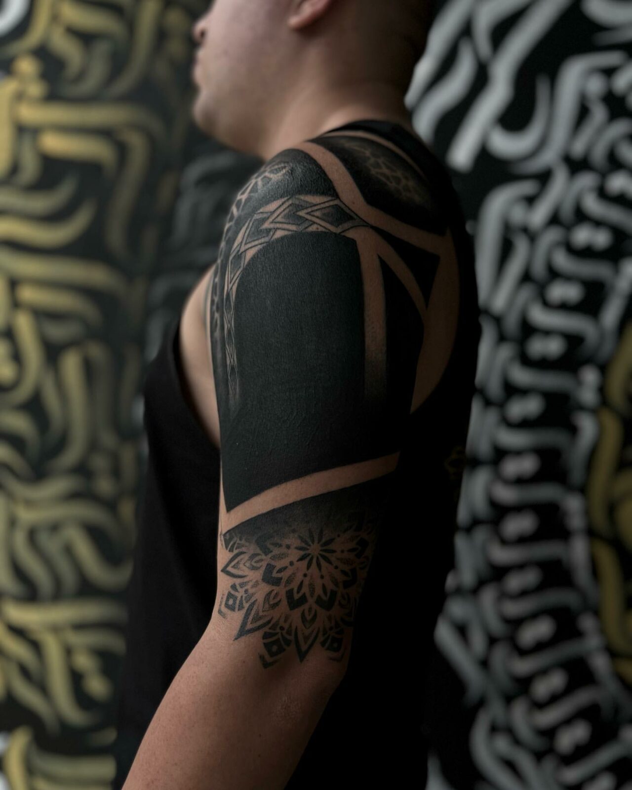 33 Breathtaking Blackout Tattoo Ideas for Men & Women in 2023