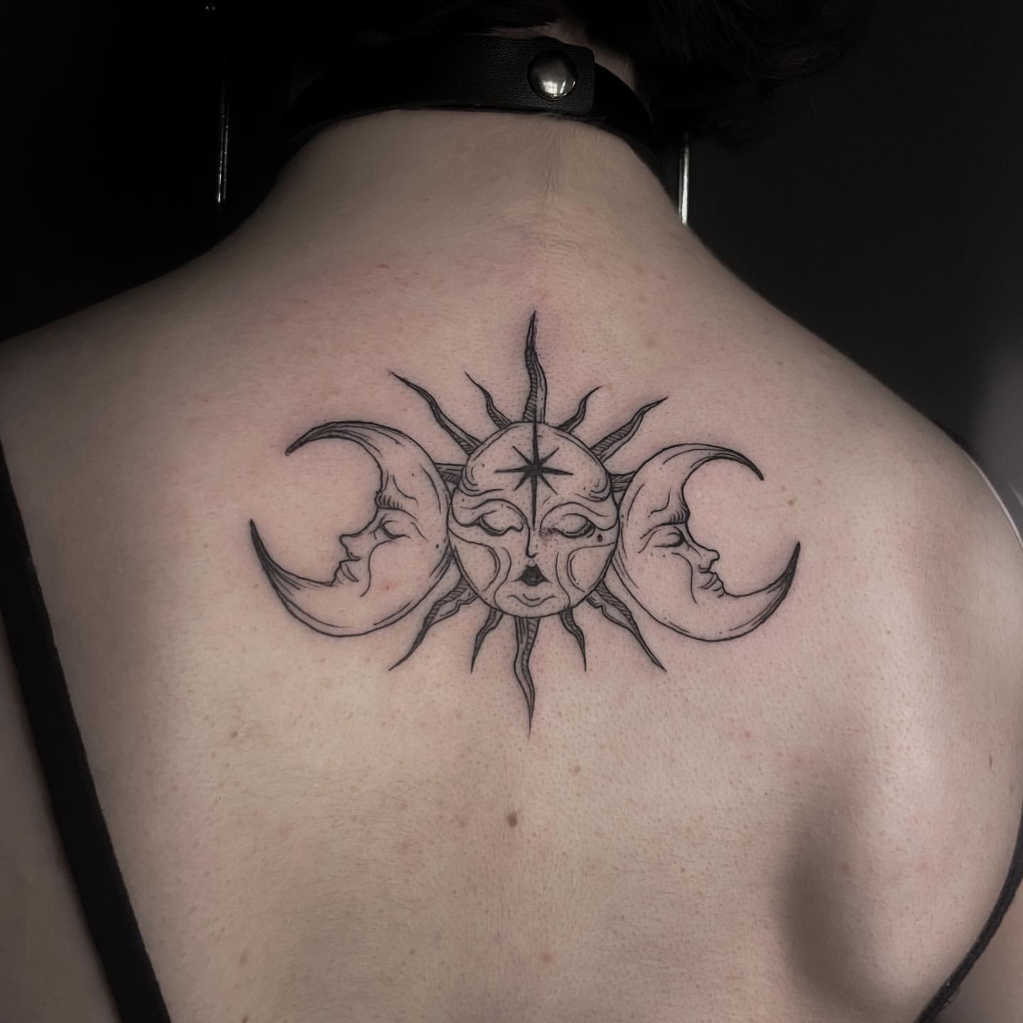 Sun and Moon Tattoo Ideas 10