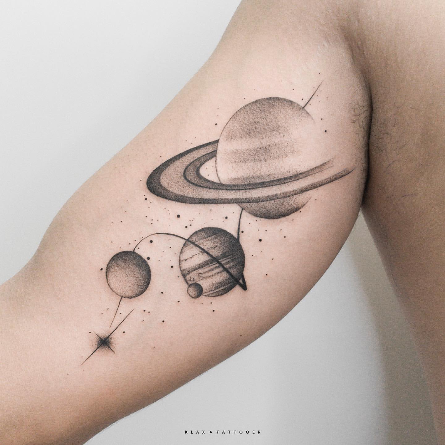 Image result for galaxy tattoo aesthetic  Small wrist tattoos Simple  tattoo designs Cool forearm tattoos