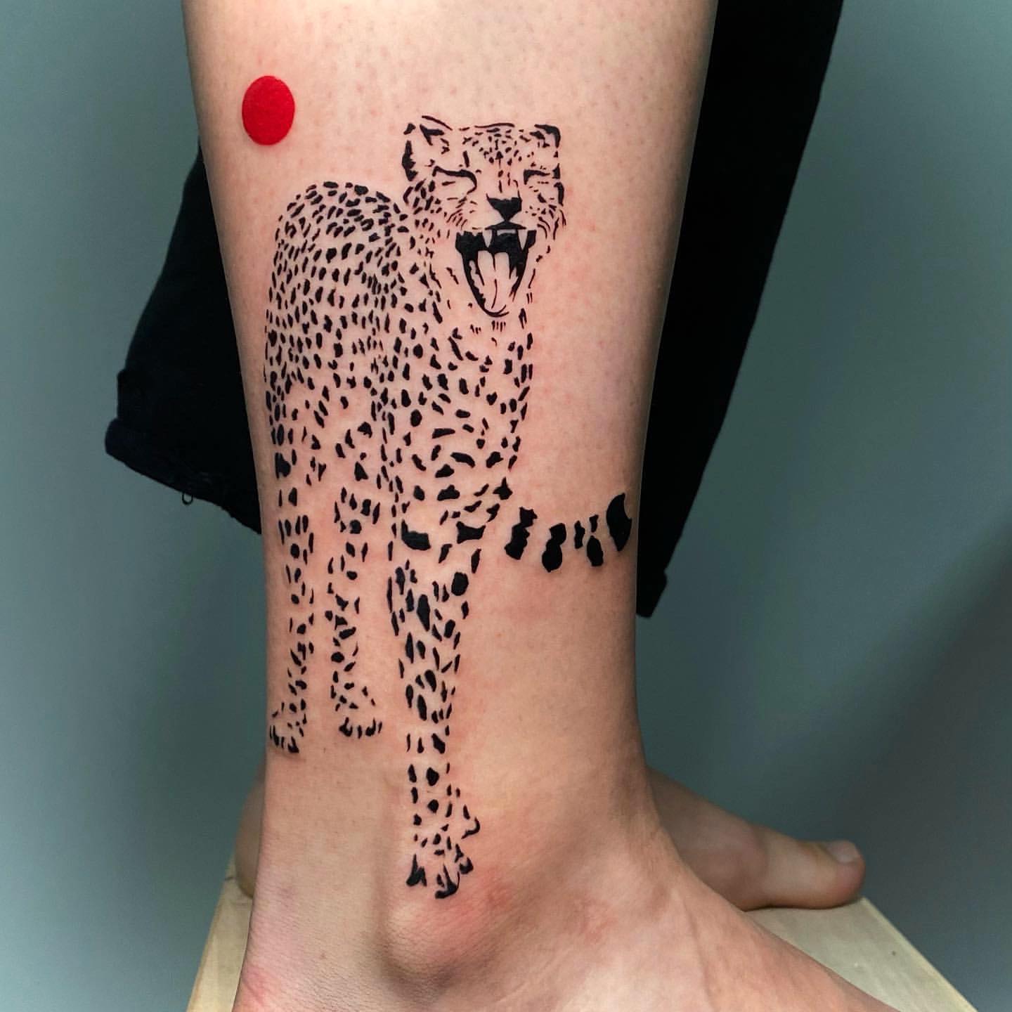 Cheetah Tattoo Ideas 22