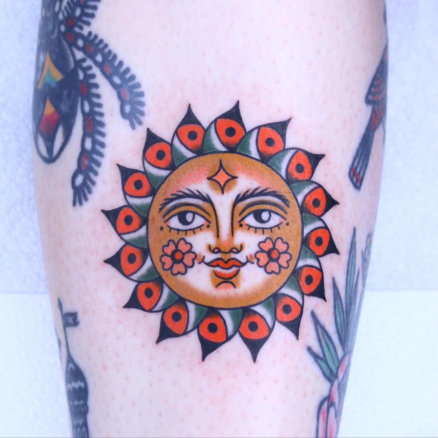 Sun and Moon Tattoo Ideas 45