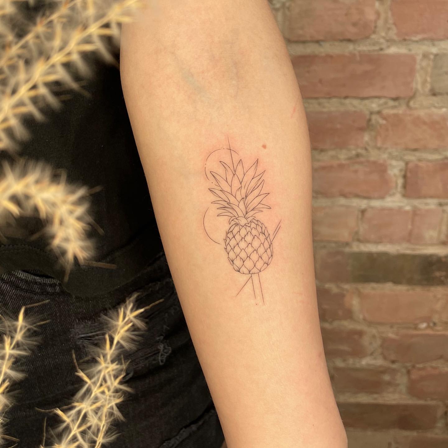 Pineapple Tattoo Ideas 17