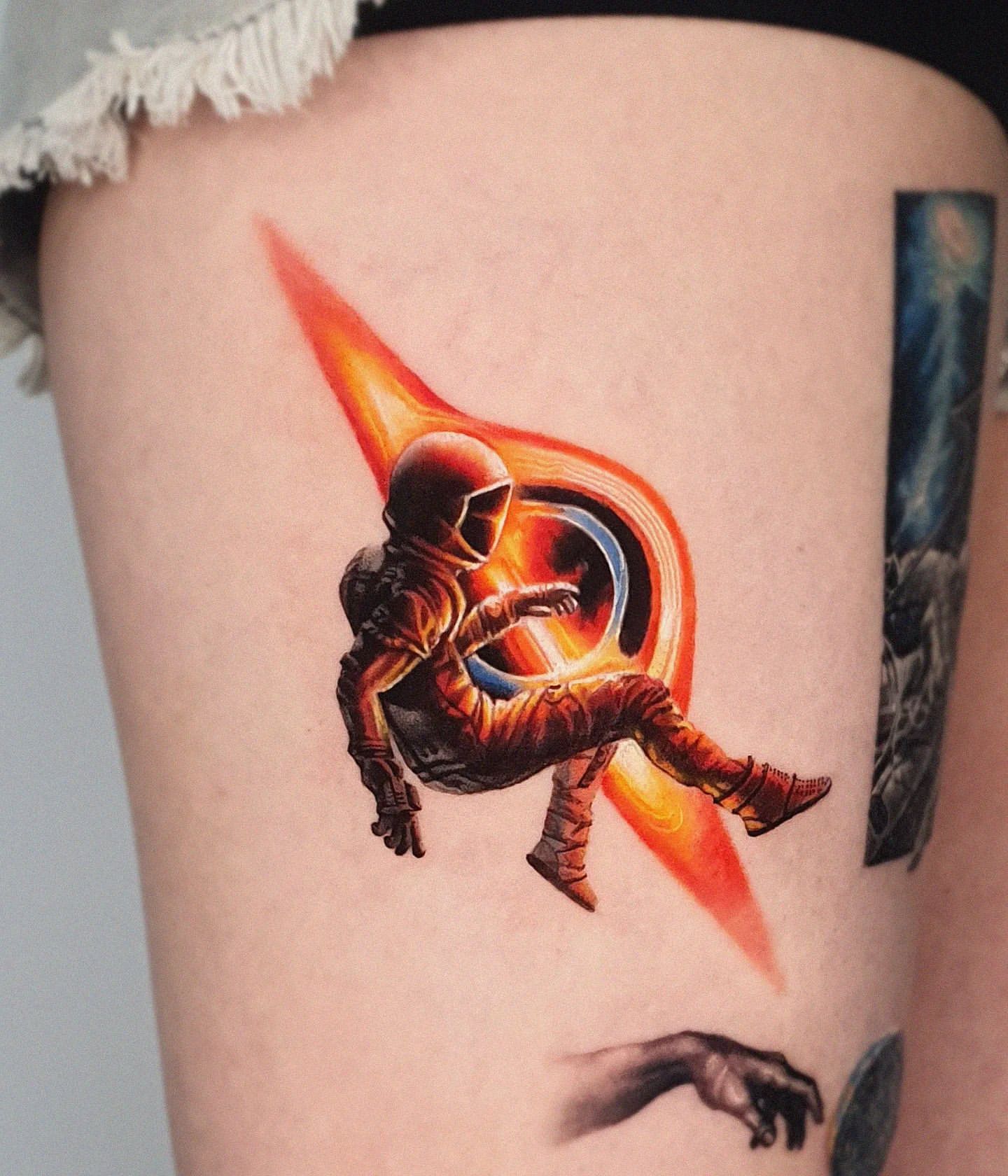 Astronaut Tattoo Ideas 22