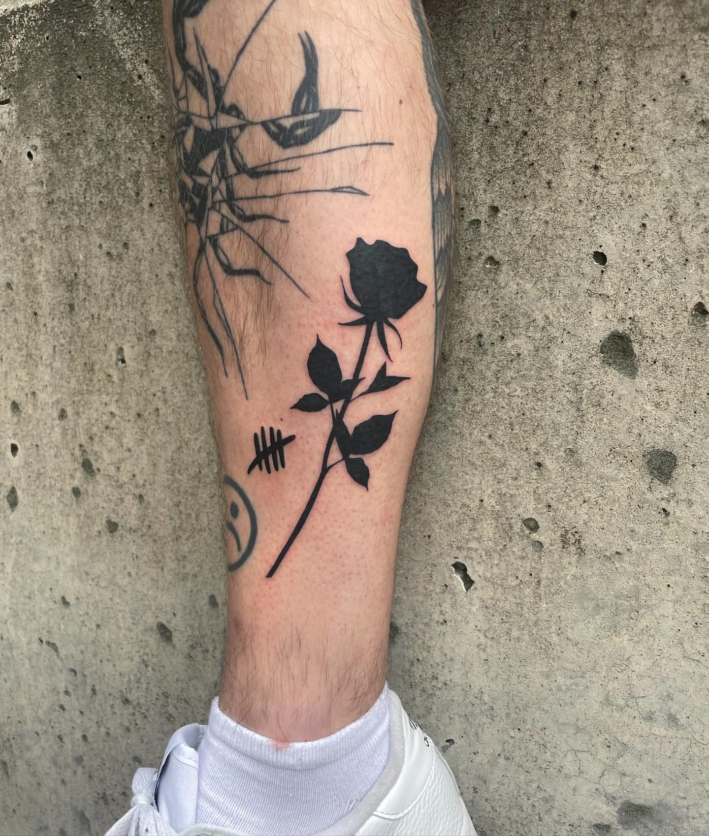 Black Rose Tattoo Ideas 23