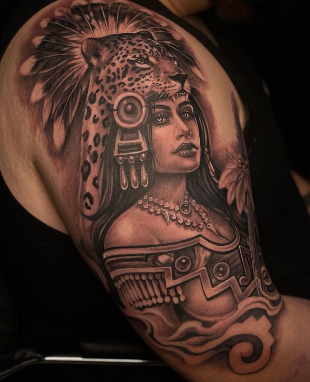 33 Striking Aztec Tattoo Ideas for Men & Women in 2023