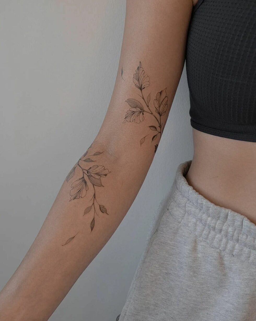 30 Delicate Leaf Tattoo Ideas To Inspire You In 2024 5470