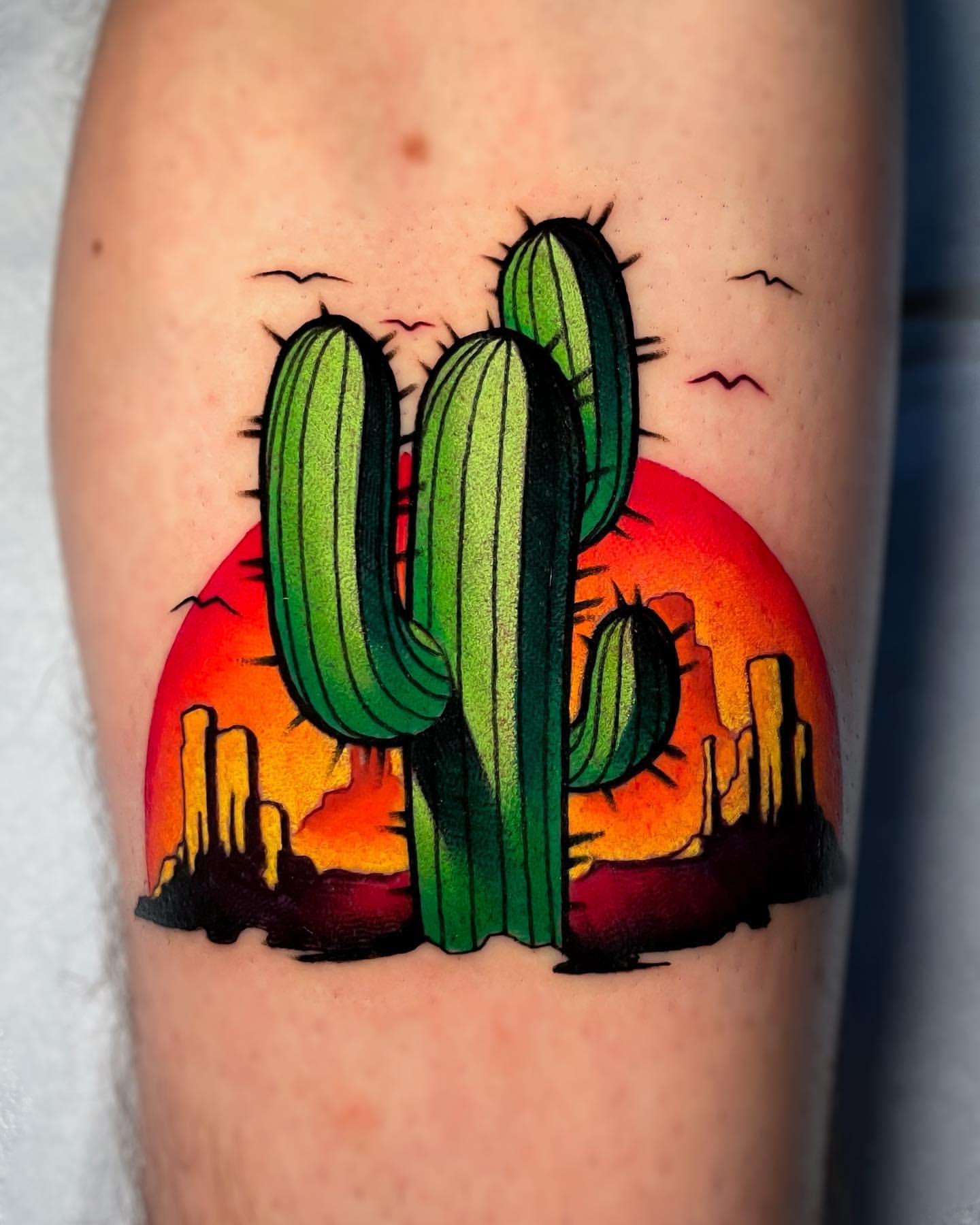 Cactus Tattoo Ideas 17