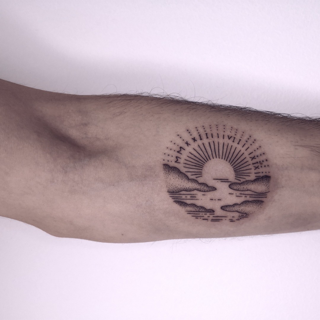 Rising Sun Tattoo Ideas 12