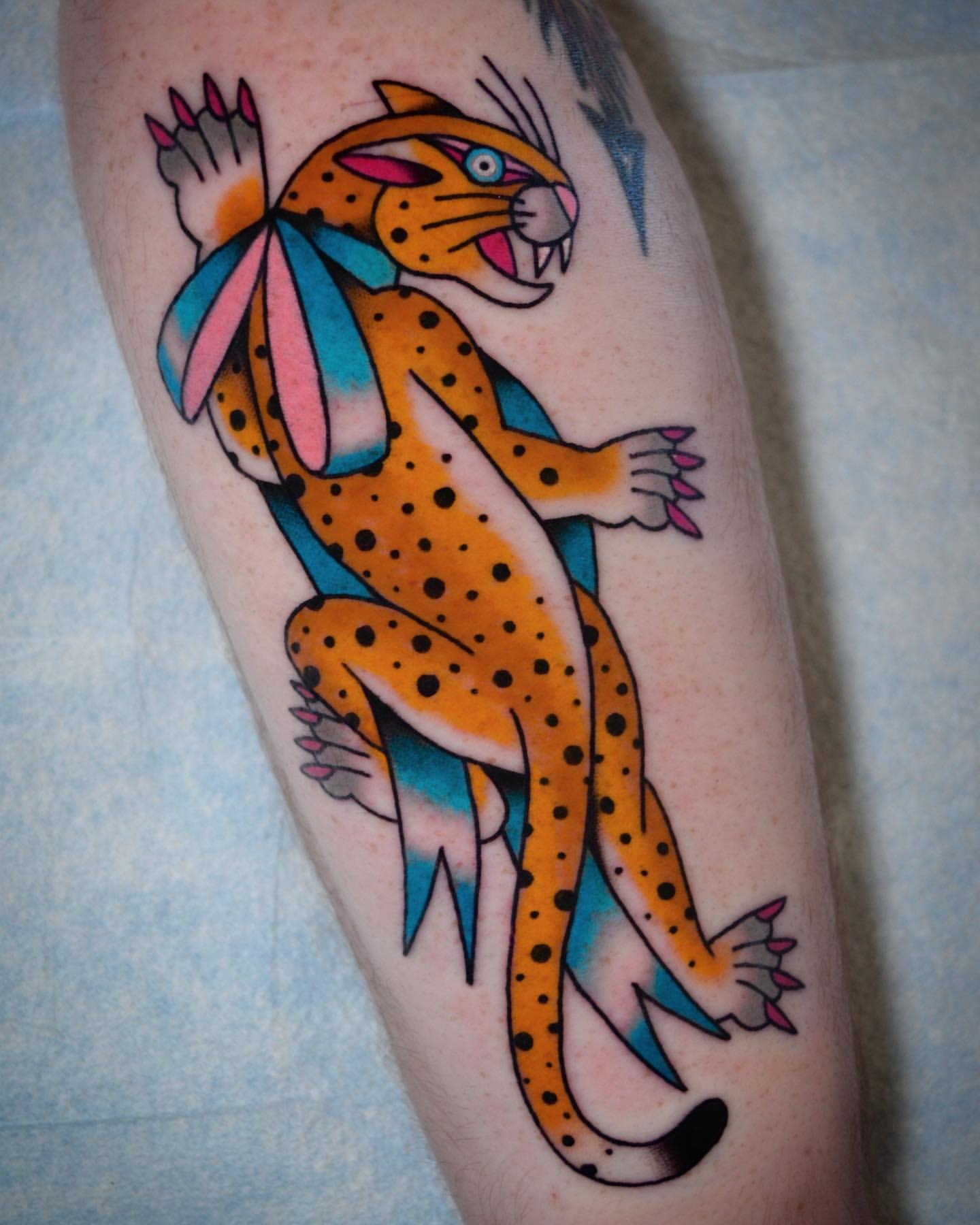 Cheetah Tattoo Ideas 23