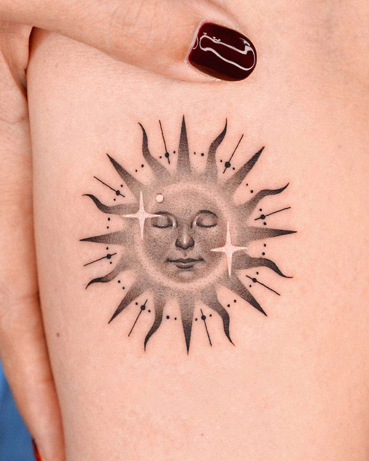 Sun Tattoo Ideas 10
