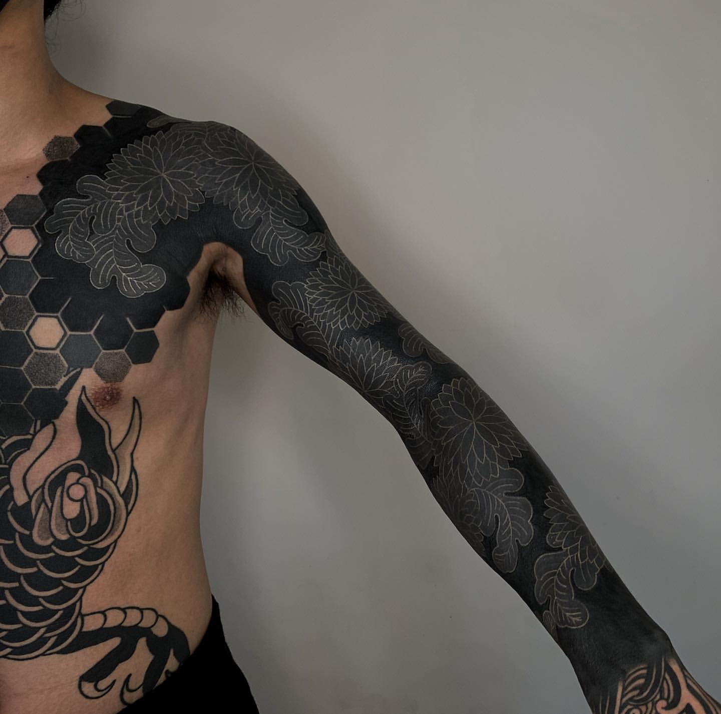 33 Breathtaking Blackout Tattoo Ideas for Men & Women in 2023