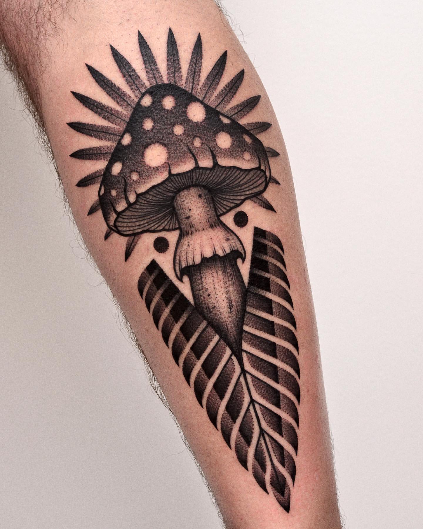 40 Euphoric Designs Of Mushroom Tattoos That Will Never Go Out Of Style