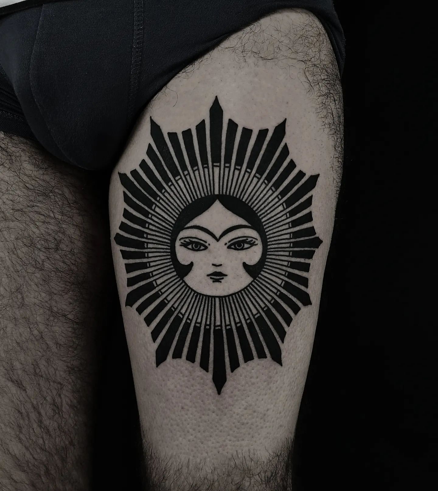 Sun Tattoo Ideas 16