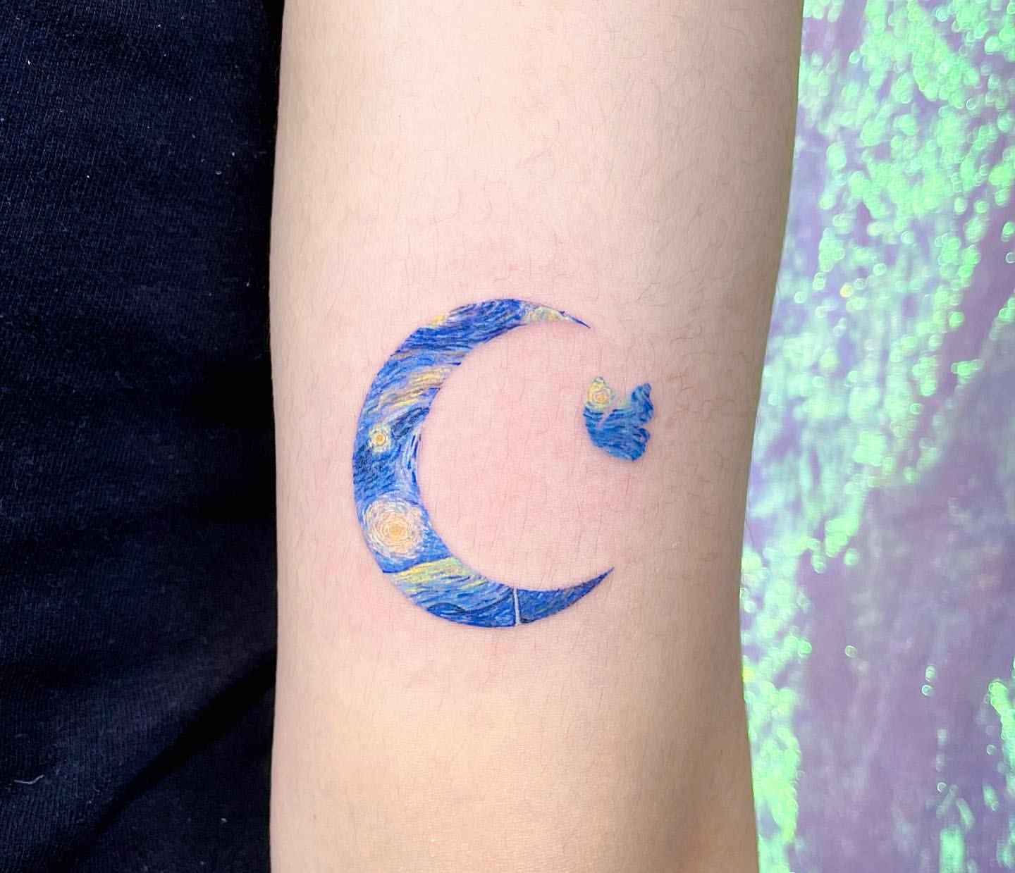 Moon Tattoo Ideas 4