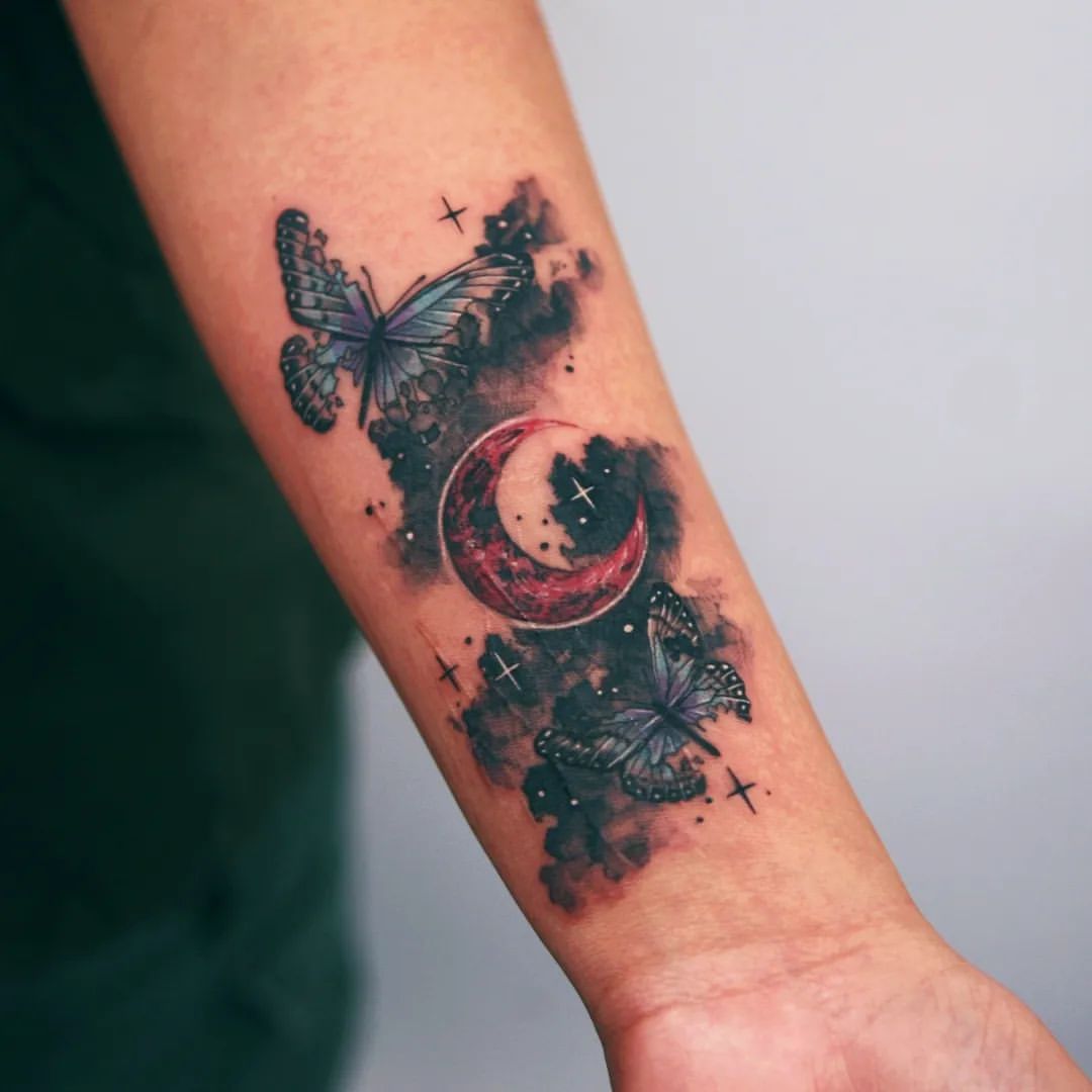Moon Tattoo Ideas 5