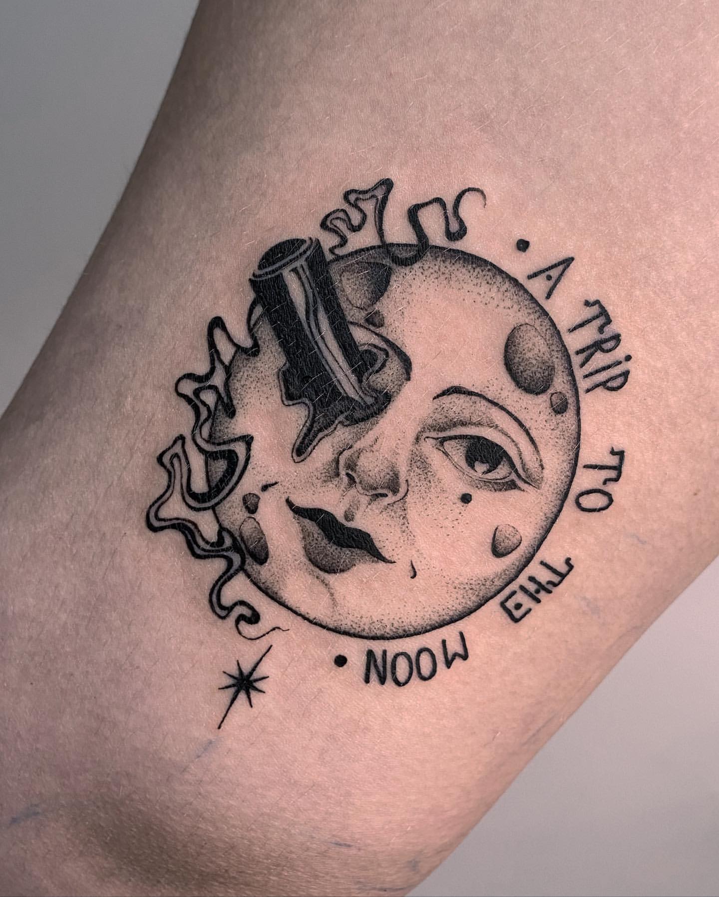 Moon Tattoo Ideas 6