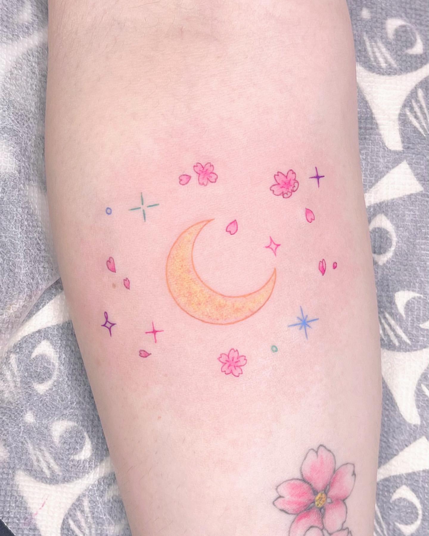 Moon Tattoo Ideas 8