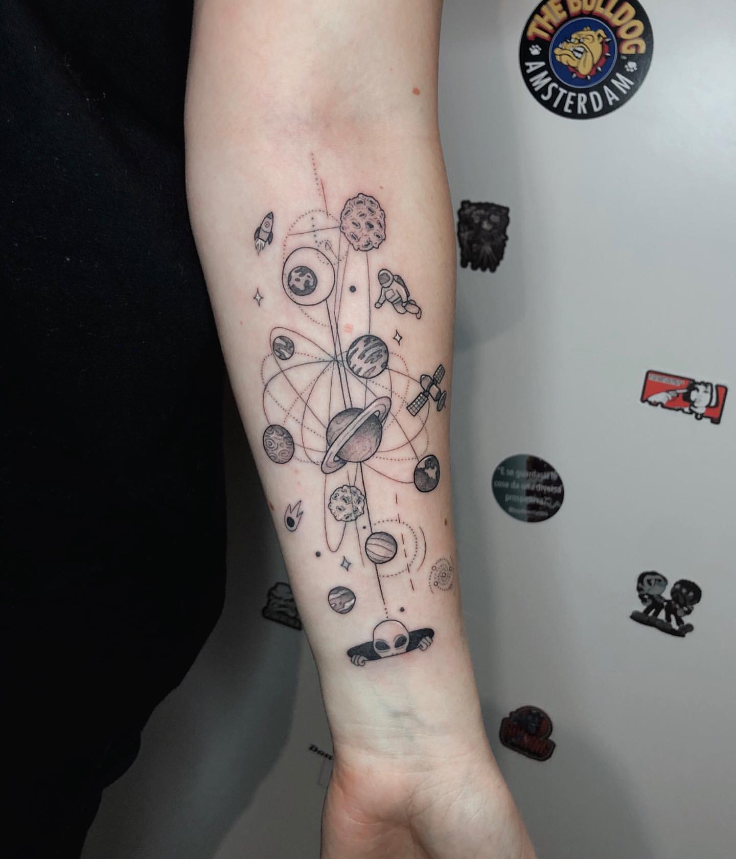Planet Tattoo Ideas 23