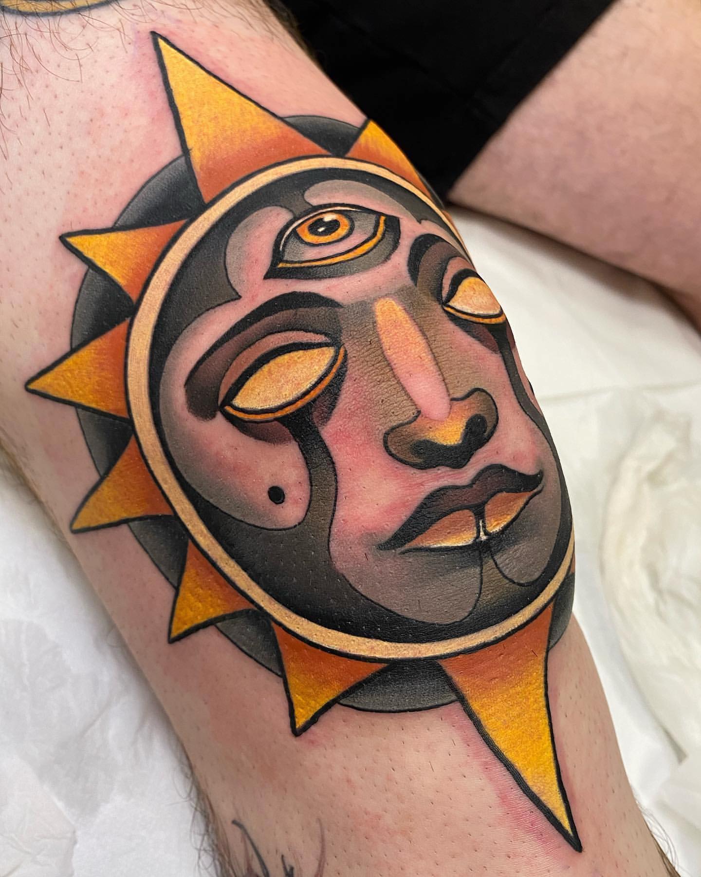 Sun Tattoo Ideas 15