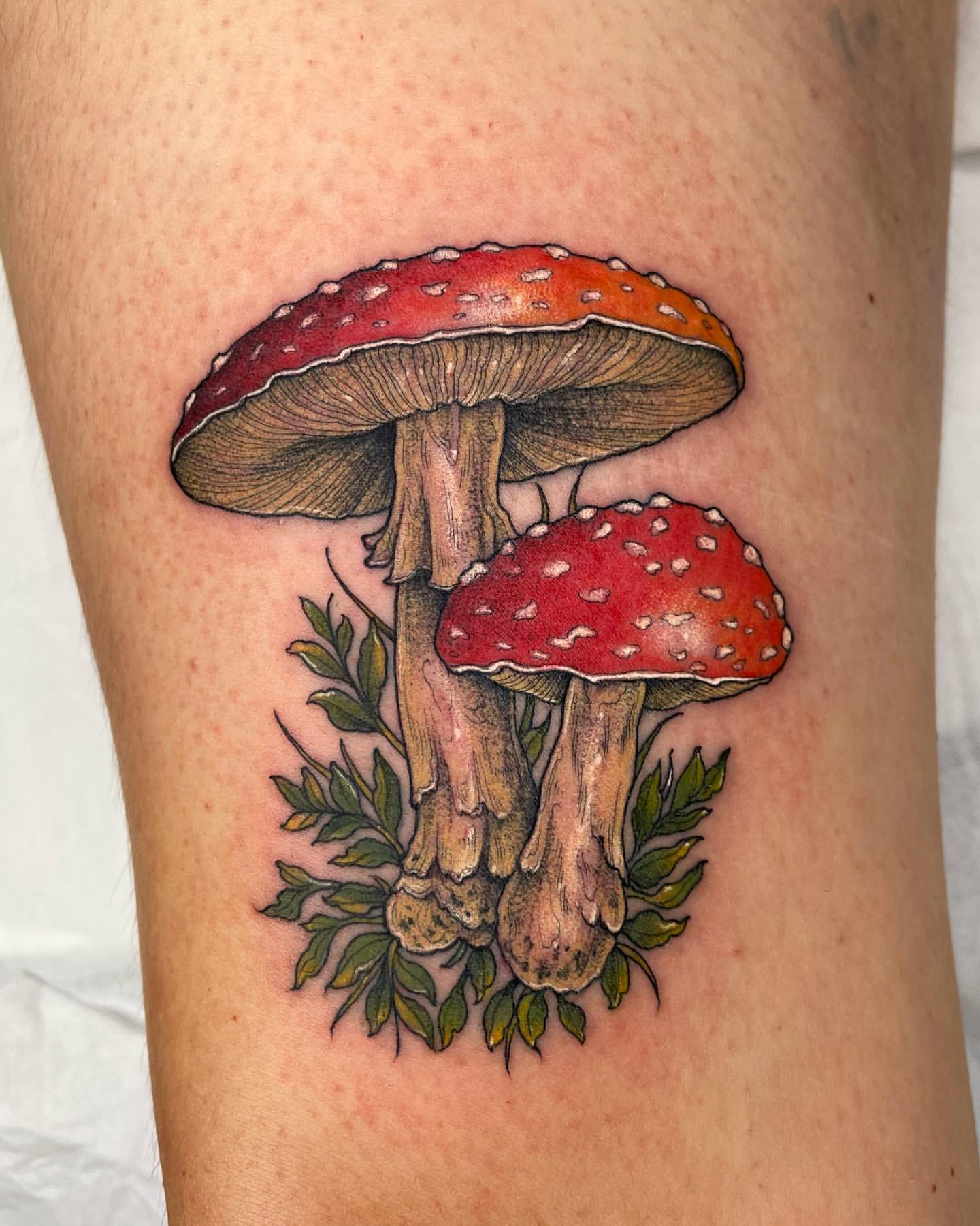 Mushroom Tattoo Ideas 7