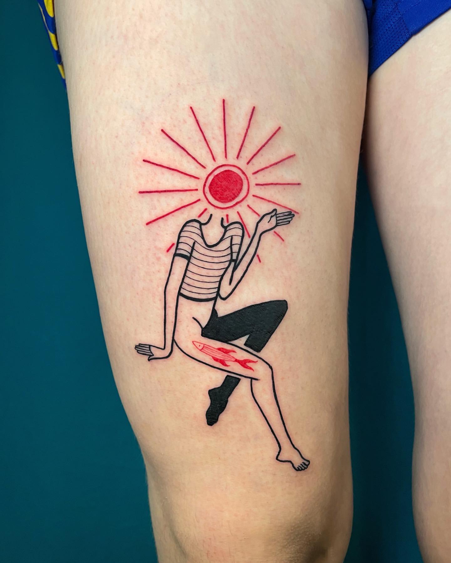 Rising Sun Tattoo Ideas 13