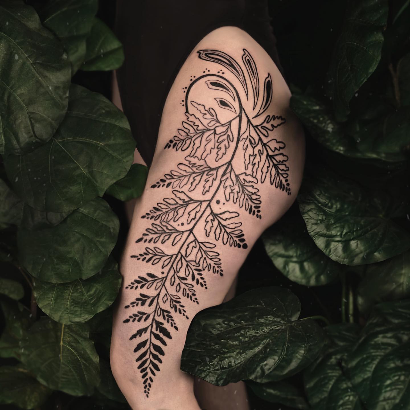 Leaf Tattoo Ideas 14