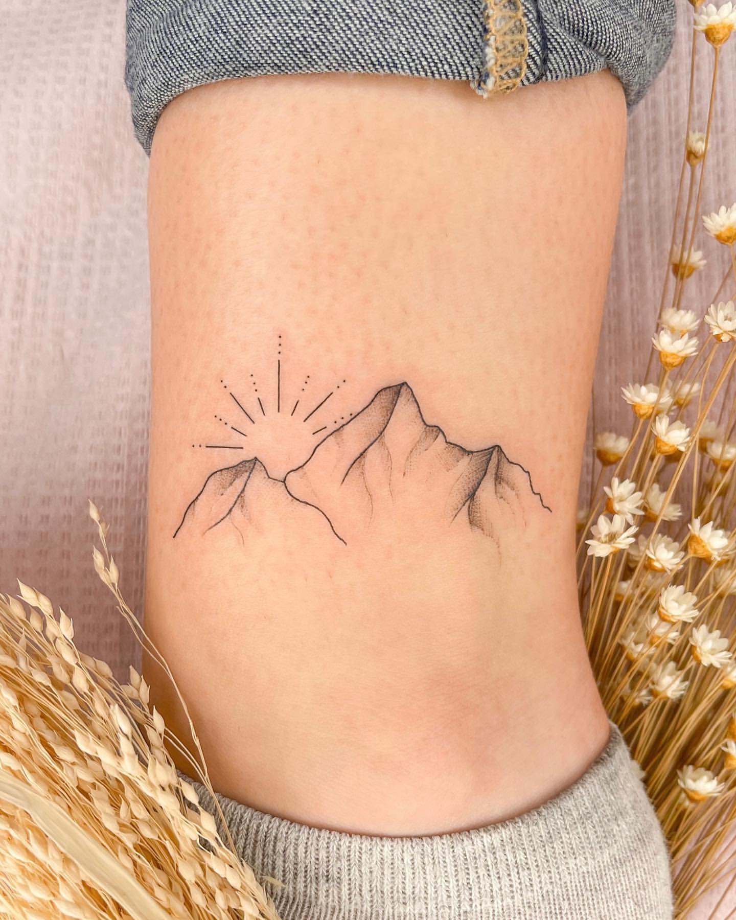 Rising Sun Tattoo Ideas 14