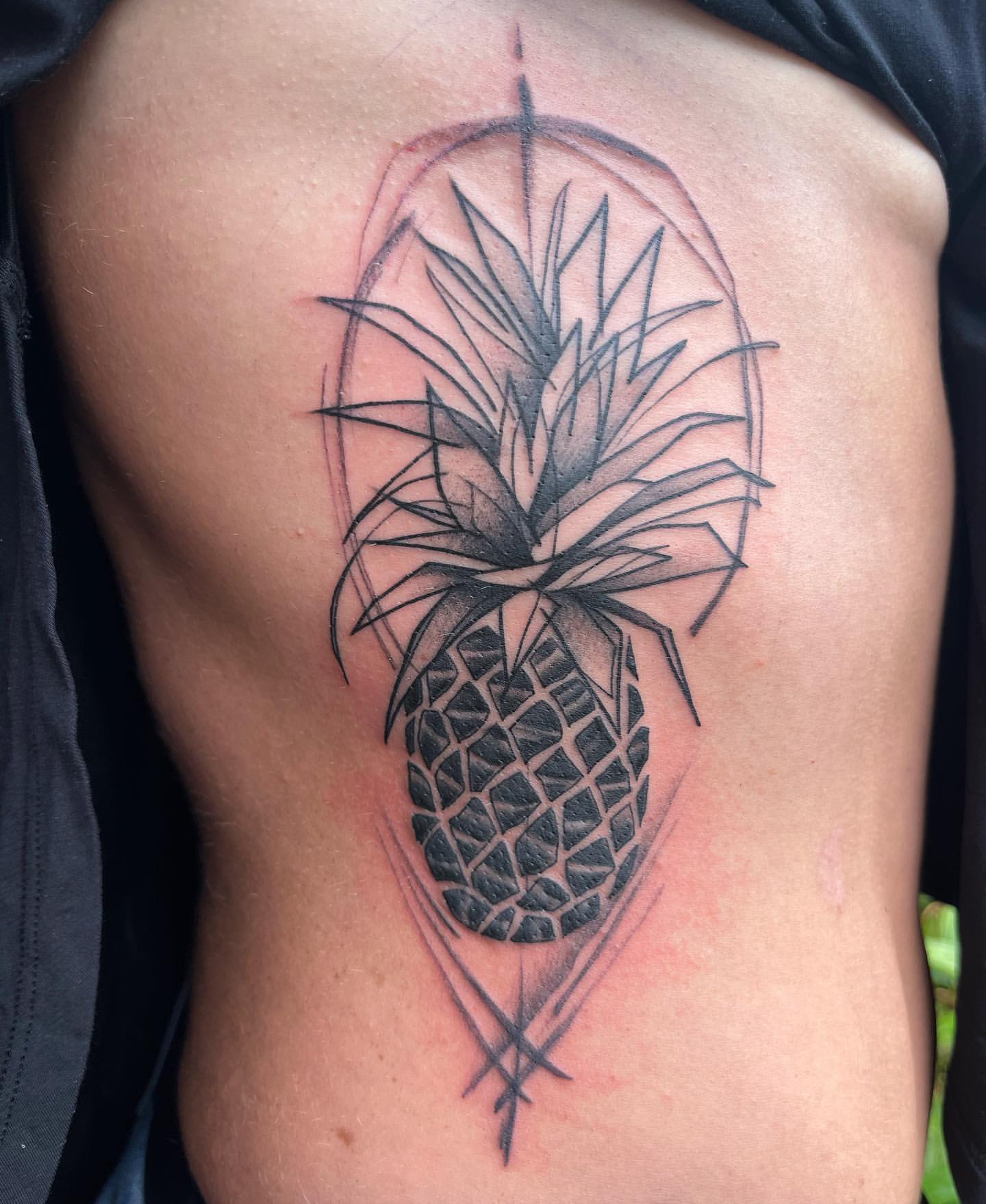 Pineapple Tattoo Ideas 21