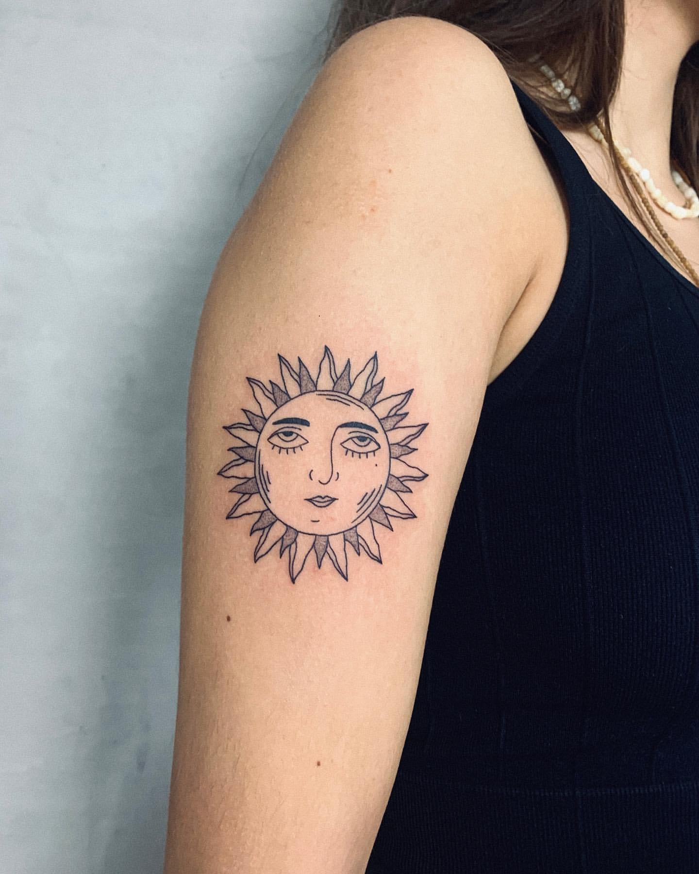 Sun Tattoo Ideas 27