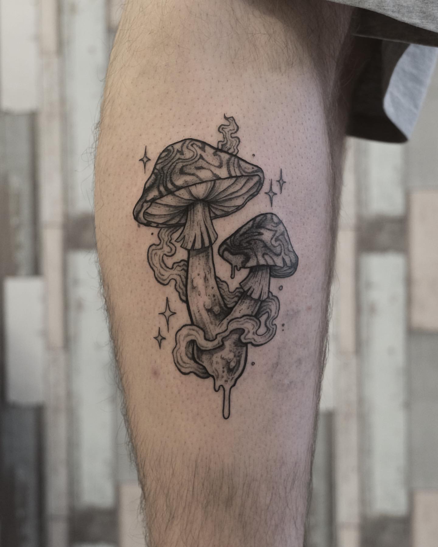 Mushroom Tattoo Ideas 14