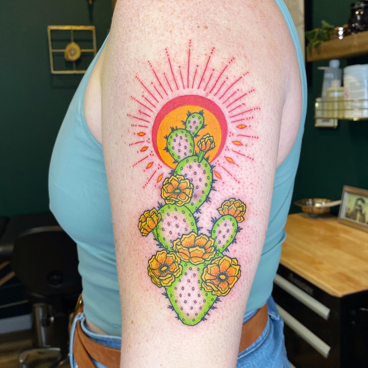 Rising Sun Tattoo Ideas 18