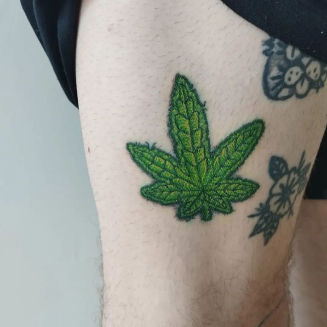 Weed Tattoo Ideas 16