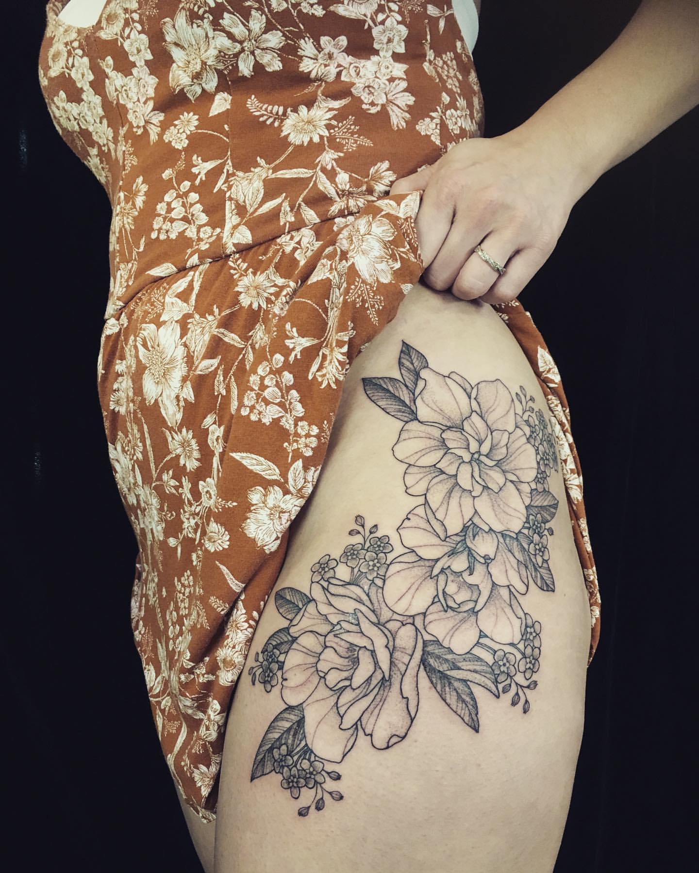 Gardenia Tattoo Ideas 4