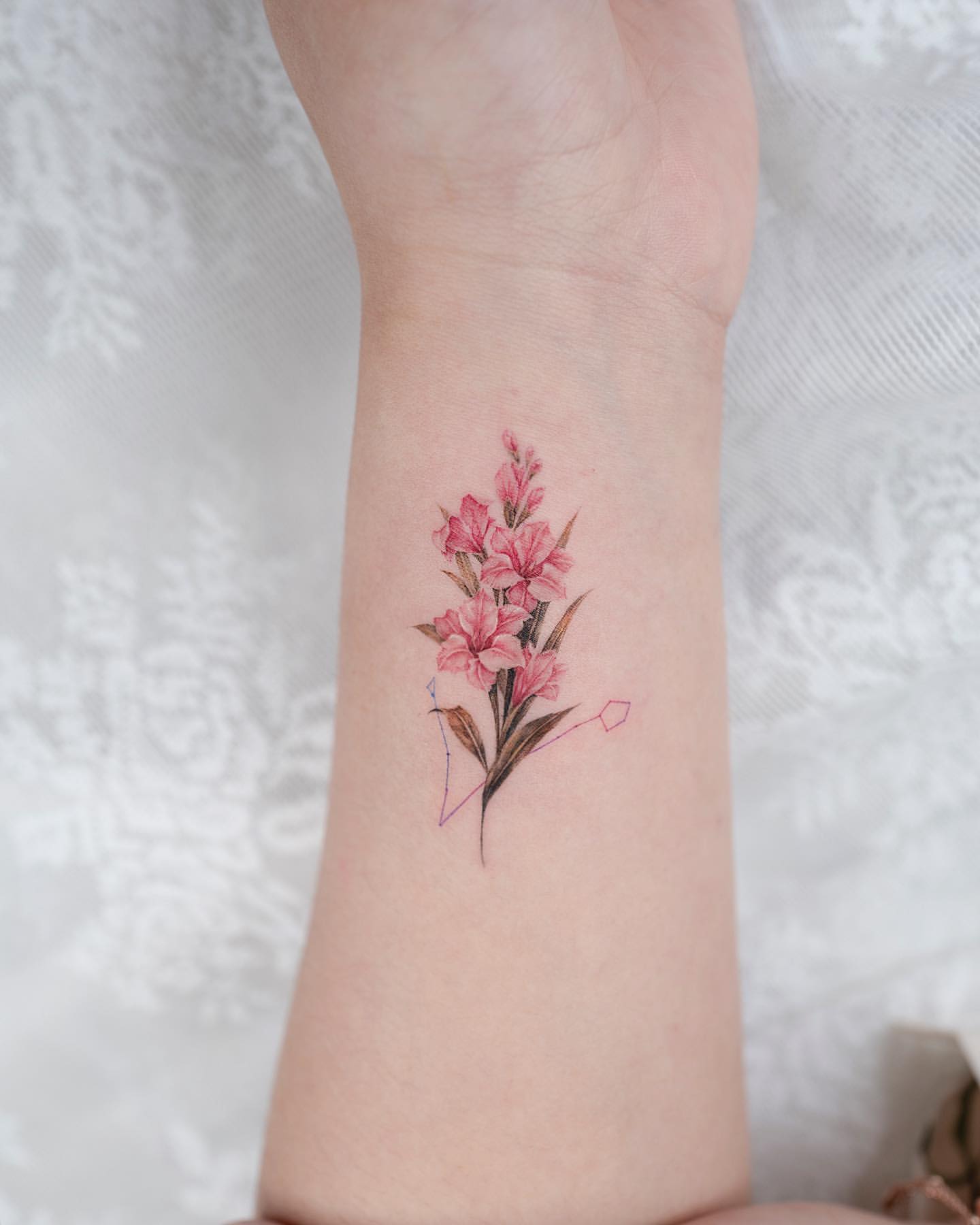 Gladiolus Tattoo Ideas 4