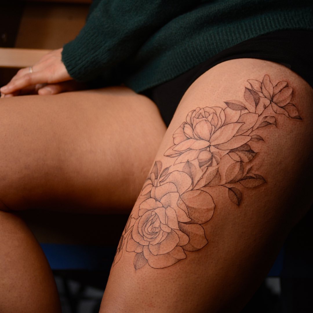 Gardenia Tattoo Ideas 8