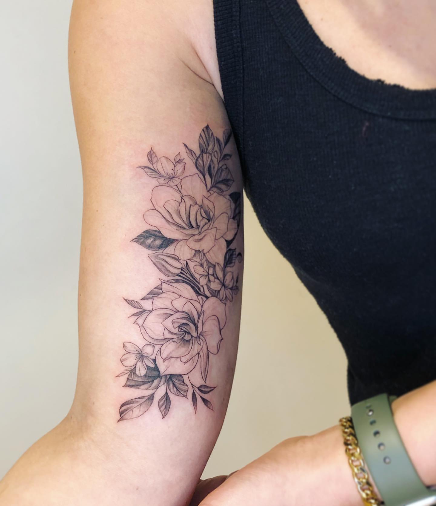 Gardenia Tattoo Ideas 12