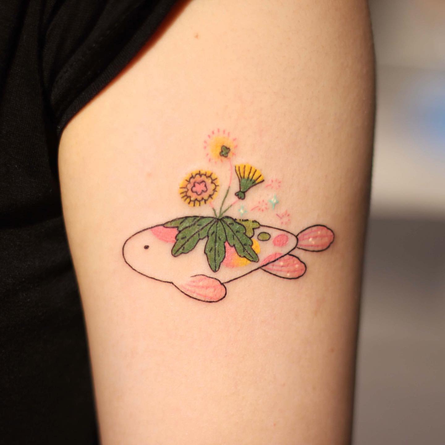 Dandelion Tattoo Ideas 11
