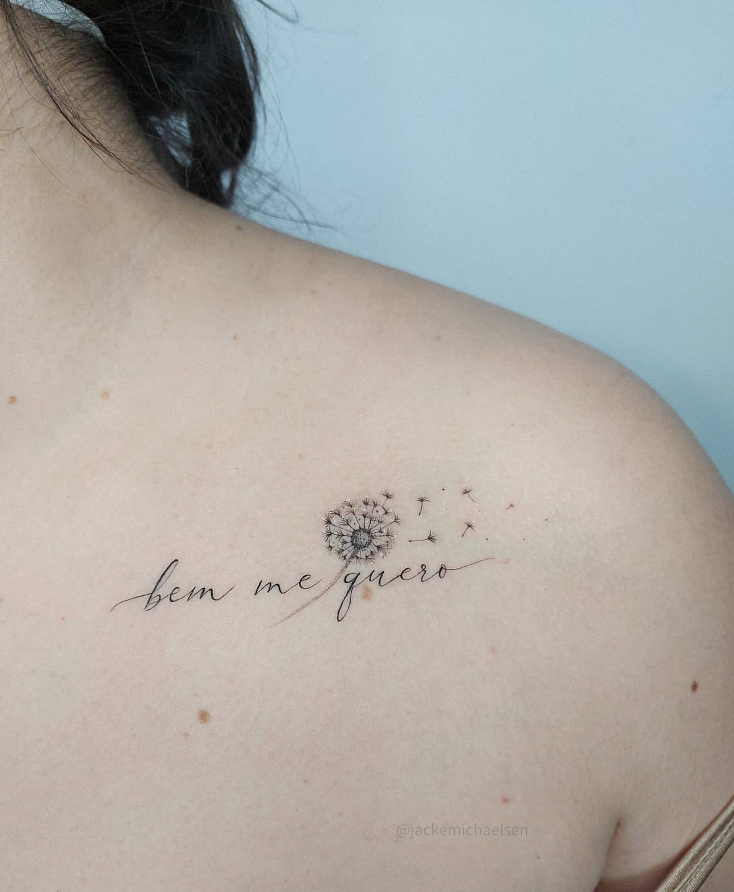 Dandelion Tattoo Ideas 12
