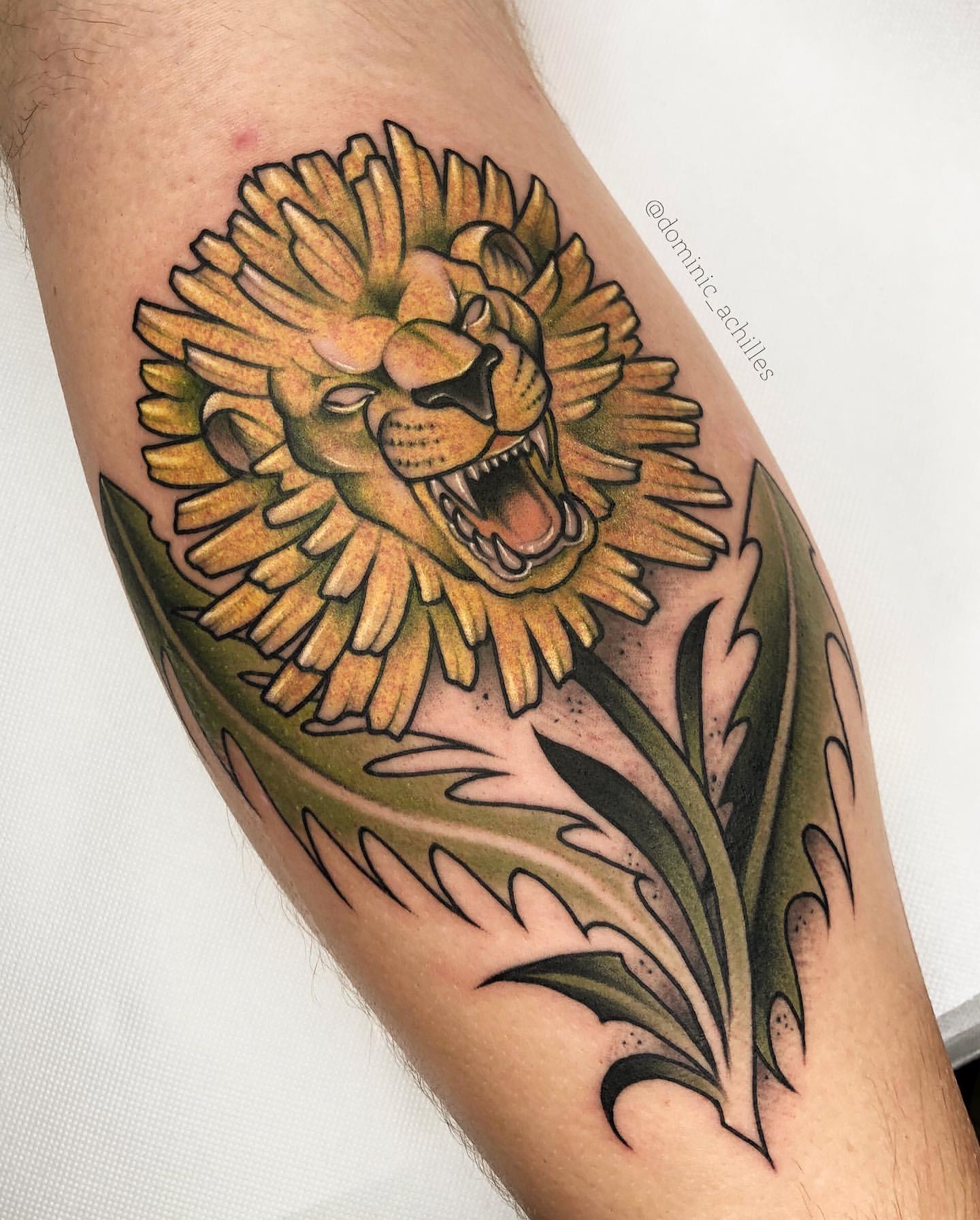 Dandelion Tattoo Ideas 14