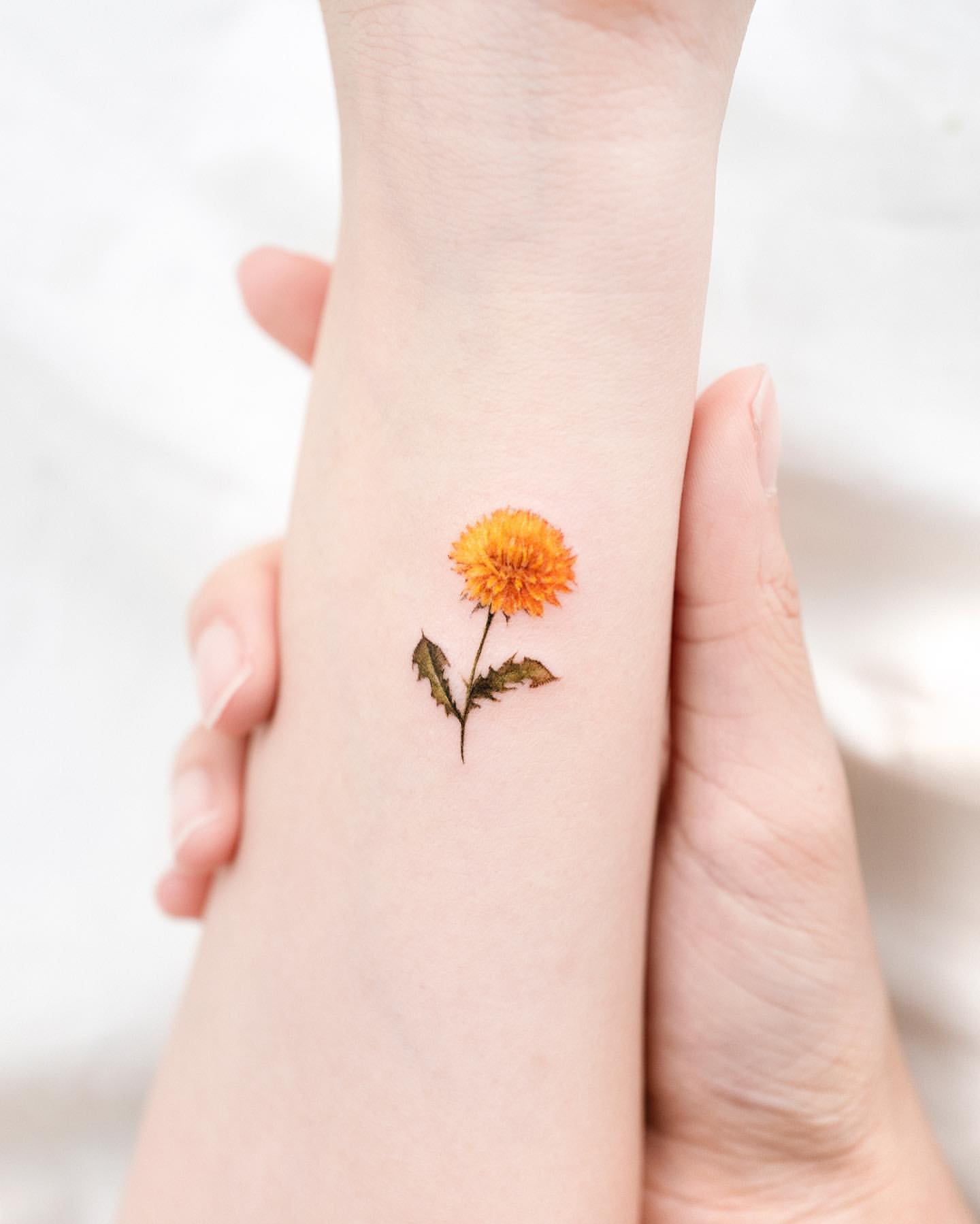 Dandelion Tattoo Ideas 15