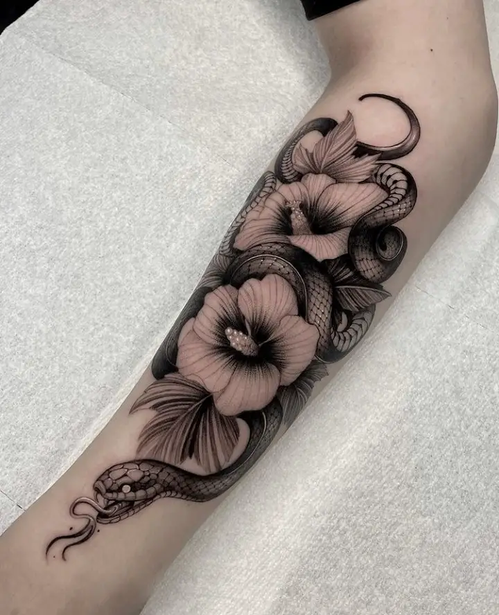 Orchid Tattoo Ideas 40
