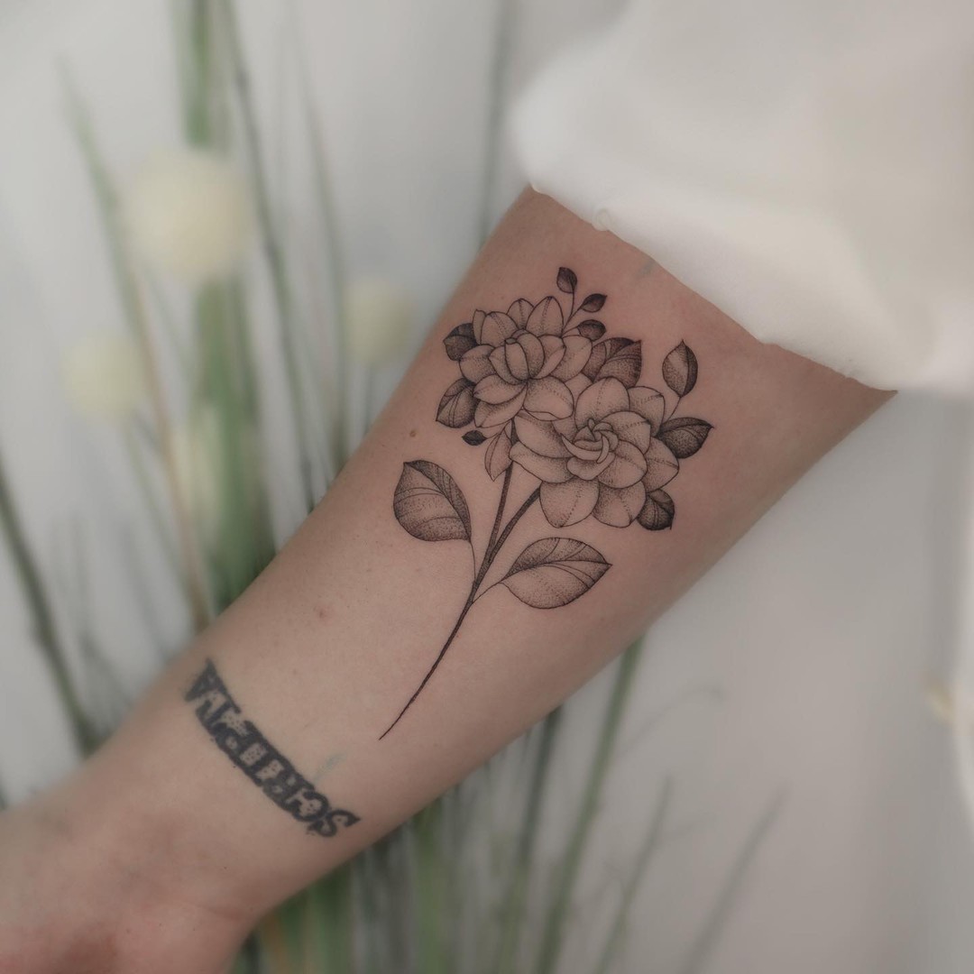 Gardenia Tattoo Ideas 19