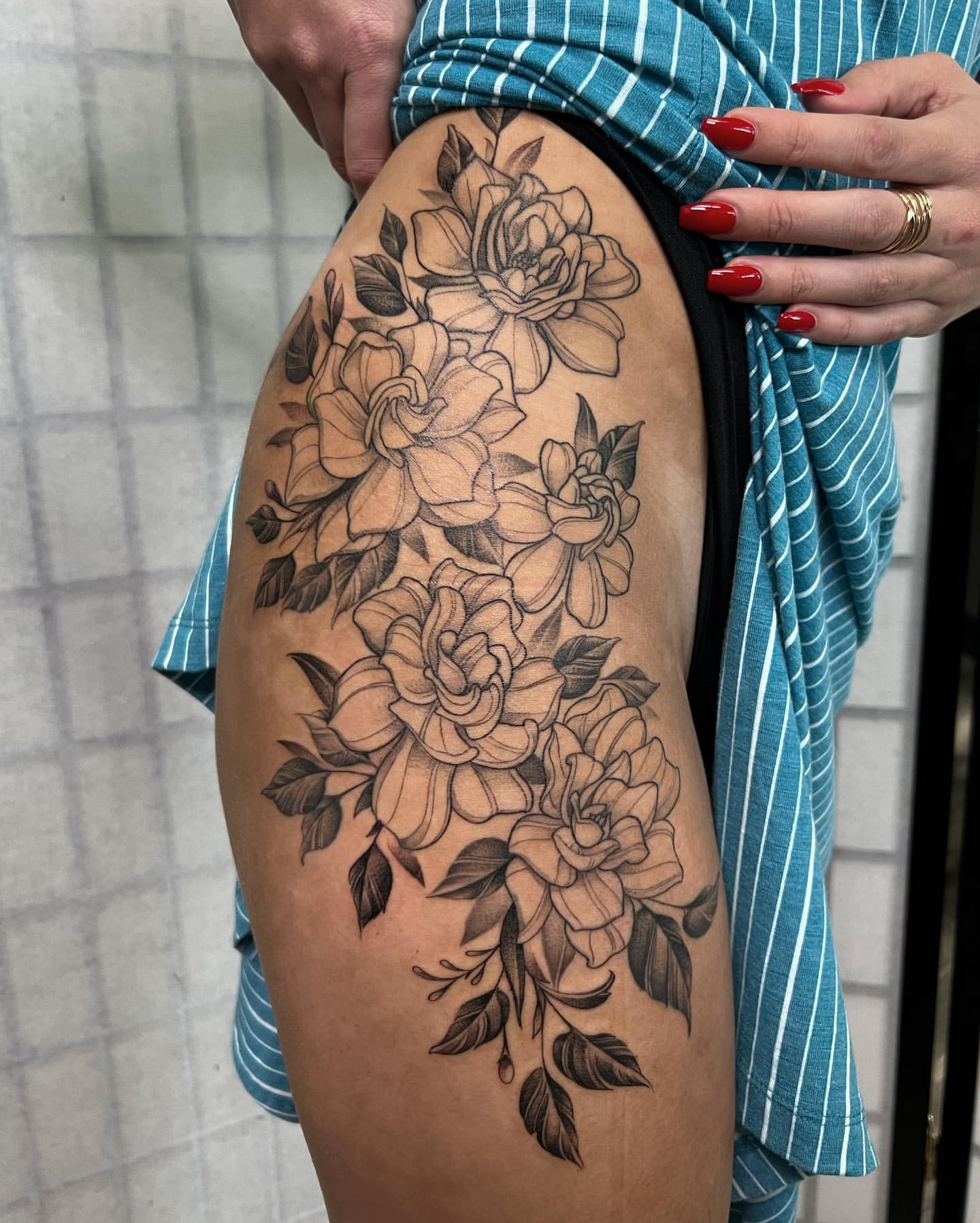 Gardenia Tattoo Ideas 18